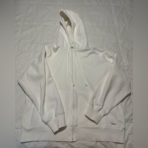 TNA Cozy Fleece Zip-Up in white